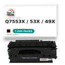 Compatible HP 53X / 49X Q7553X Black Toner Cartridge High Yield-1