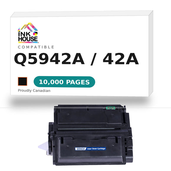 Compatible HP 42A Q5942A Black Toner Cartridge