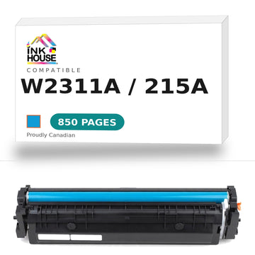 Compatible HP 215A W2311A Cyan Toner Cartridge (Updated CHIP)
