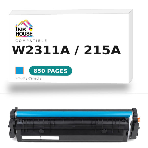 Compatible HP 215A W2311A Cyan Toner Cartridge (Updated CHIP)