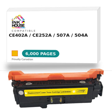Compatible HP 507A (CE402A) / 504A (CE252A) Yellow Toner Cartridge