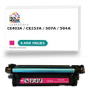 Compatible HP 507A(CE403A)/ 504A(CE253A)  Magenta Toner Cartridge-1