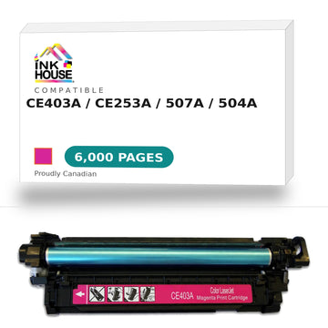 Compatible HP 507A(CE403A)/ 504A(CE253A)  Magenta Toner Cartridge