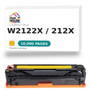 Compatible HP 212X W2122X Yellow Toner Cartridge High Yield - With Chip (Updated CHIP)-2