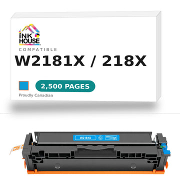 Compatible HP 218X W2181X Cyan Toner Cartridge High Yield (Update)