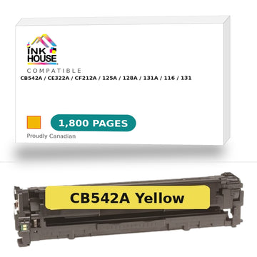 Compatible HP 125A (CB542)/HP 128A (CE322A)/HP 131A (CF212A)/CANON  116/CANON 131 New YELLOW Toner Cartridge