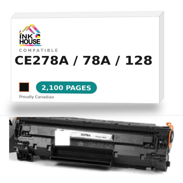 Compatible FOR HP CE278A (78A) / CANON 128 New Black Toner Cartridge