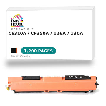 Compatible HP 126A (CE310A)/ HP 130A (CF350A) New  Black Toner Cartridge - 0