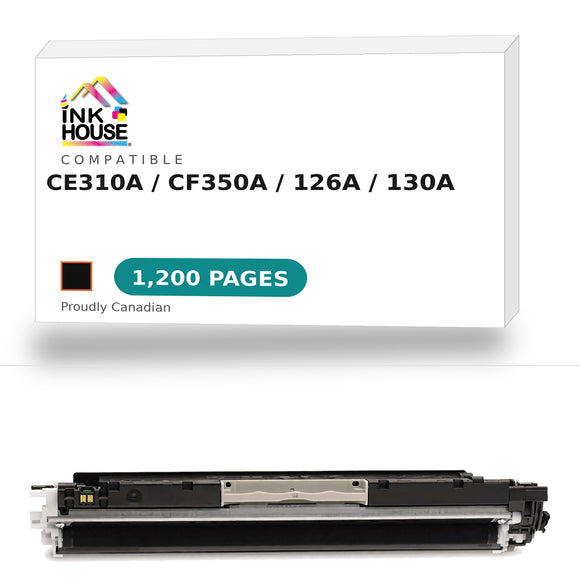 Compatible HP 126A (CE310A)/ HP 130A (CF350A) New  Black Toner Cartridge