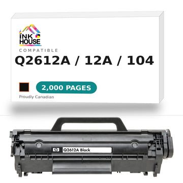 Compatible  HP 12A Q2612A / CANON 104 New Black Toner Cartridge