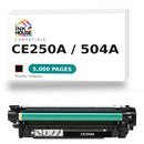 HP CE250A Remanufactured High Quality Black Toner Cartridge (HP 504A)-1