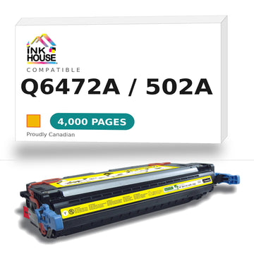 HP 502A Q6472A Remanufactured Yellow Toner Cartridge