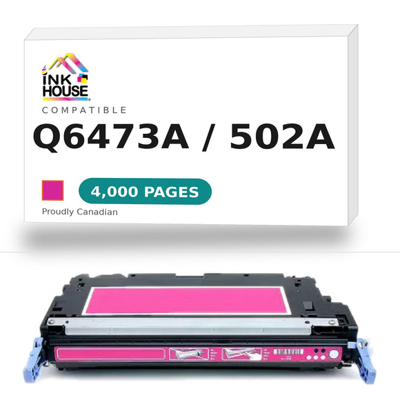 HP 502A Q6473A Remanufactured Magenta Toner Cartridge