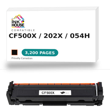 Generic HP 202X/054H Black Toner Cartridge(High capacity of HP 202A/054 Black)