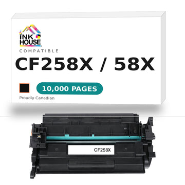 Compatible HP 58X (CF258X) Black Toner Cartridge No Chip