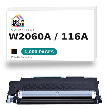 Compatible HP 116A W2060A Black Toner Cartridge (Updated CHIP) - 0
