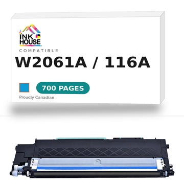 Compatible HP 116A W2061A Cyan Toner Cartridge (Updated CHIP) - 0