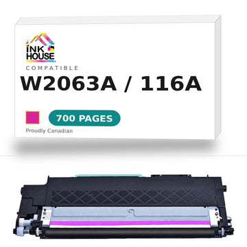 Compatible HP 116A W2063A Magenta Toner Cartridge (Updated CHIP)