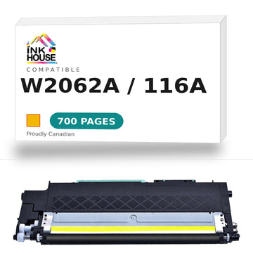 Compatible HP 116A W2062A Yellow Toner Cartridge (Updated CHIP)