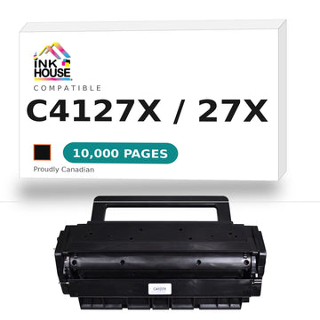 Compatible (Remanufactured) HP 27X C4127X Black Toner Cartridge High Yield