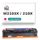 Compatible for HP 210X W2103X Magenta Toner Cartridge High Yield of 210A (Updated CHIP)-1