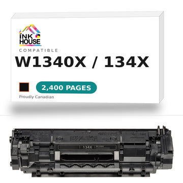 Compatible HP 134X W1340X Black Toner Cartridge High Yield (Updated CHIP) - 0