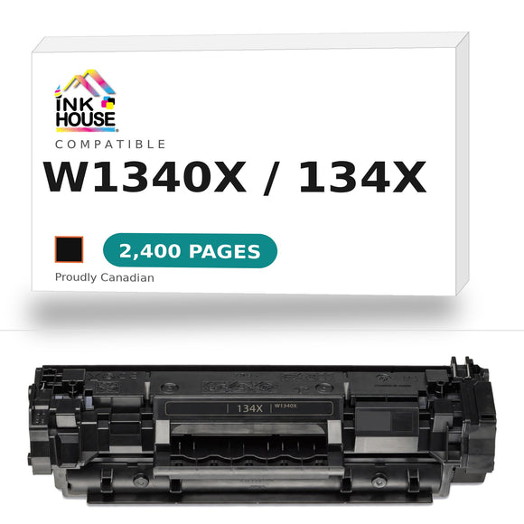 Compatible HP 134X W1340X Black Toner Cartridge High Yield (Updated CHIP)