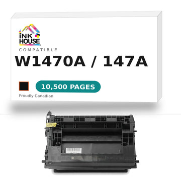 Compatible HP 147A W1470A Black Toner Cartridge  With Chip (Updated CHIP) - 0