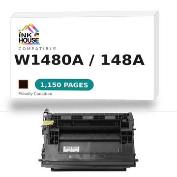 Compatible HP 148A W1480A Black Toner Cartridge  With Chip (Updated CHIP) - 0