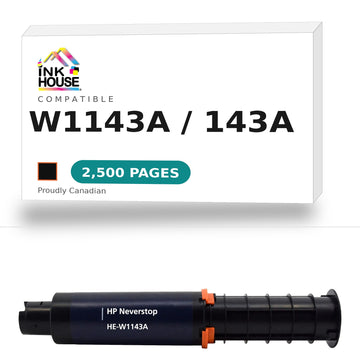 Compatible HP 143A W1143A Black Neverstop Toner Reload Kit - 0