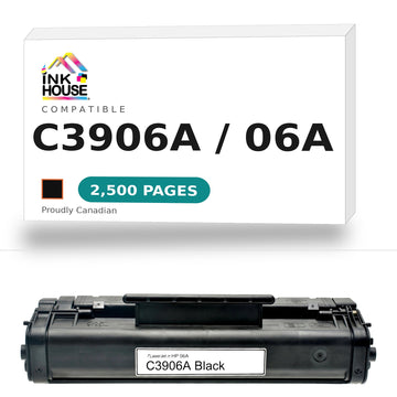Remanufactured HP 06A C3906A Black Toner Cartridge