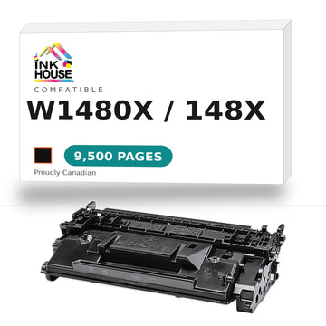 HP 148X W1480X Black Toner Cartridge High Yield