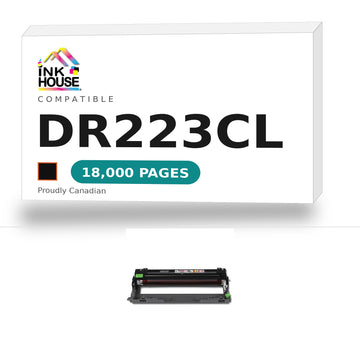 Brother DR223CL compatible black drum - Ink House