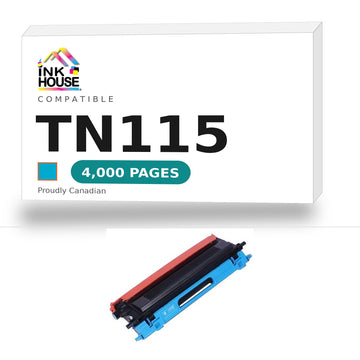Brother TN115 compatible cyan toner cartridge - Ink House