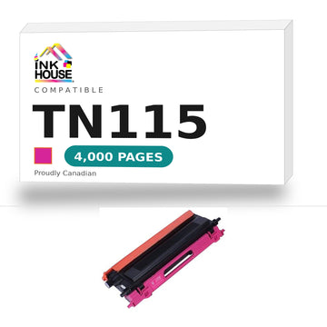 Brother TN115 compatible magenta toner cartridge - Ink House