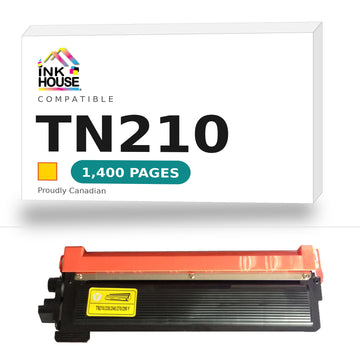 Brother TN210 compatible yellow toner cartridge - Ink House