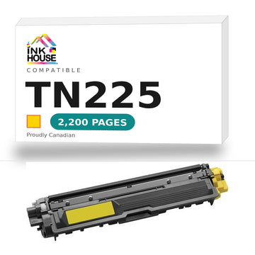 Brother TN225 compatible yellow toner cartridge - Ink House