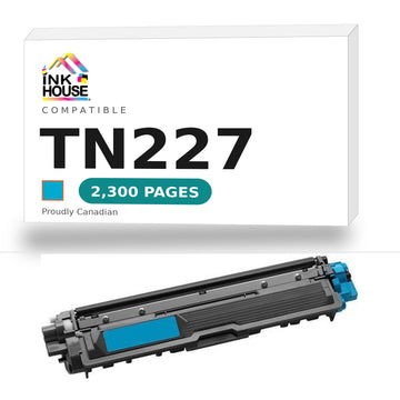 Brother TN227 compatible cyan toner cartridge - Ink House
