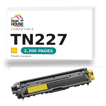 Brother TN227 compatible yellow toner cartridge - Ink House