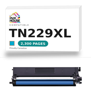 Brother TN229XL compatible cyan toner cartridge - Ink House