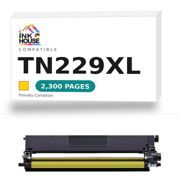 Brother TN229XL compatible yellow toner cartridge - Ink House