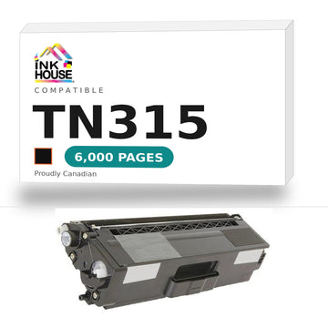 Brother TN315 compatible black toner cartridge - Ink House