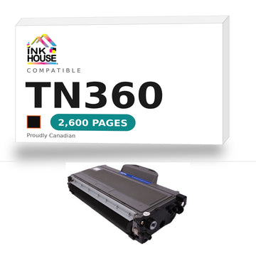 Brother TN360 compatible black toner cartridge - Ink House