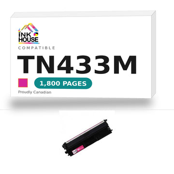 Brother TN433M compatible magenta toner cartridge - Ink House