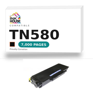 Brother TN580 compatible black toner cartridge - Ink House