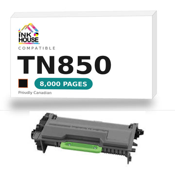 Brother TN850 compatible black toner cartridge - Ink House