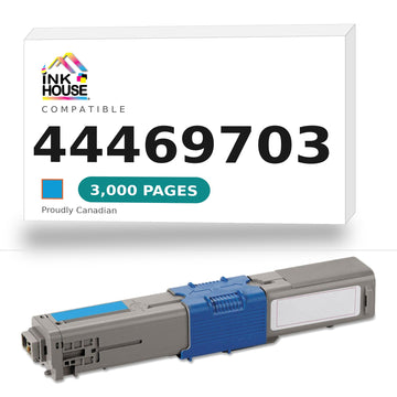 Okidata 44469703 Type C17 Compatible Cyan Toner Cartridge (C330)