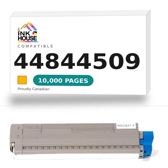 Okidata 44844509 Y New Compatible Yellow Toner Cartridge