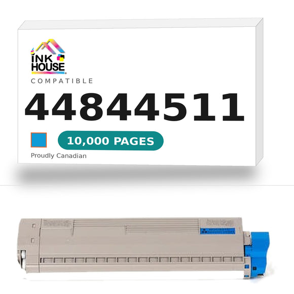 Okidata 44844511 C New Compatible Cyan Toner Cartridge