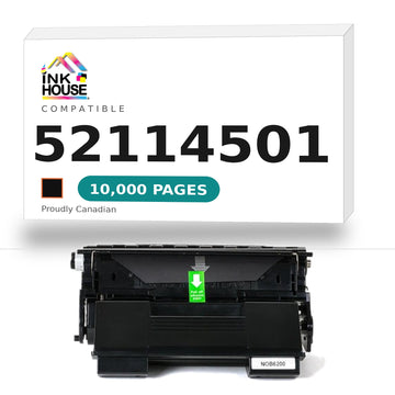 Okidata 52114501 Remanuactured Black Toner Cartridge